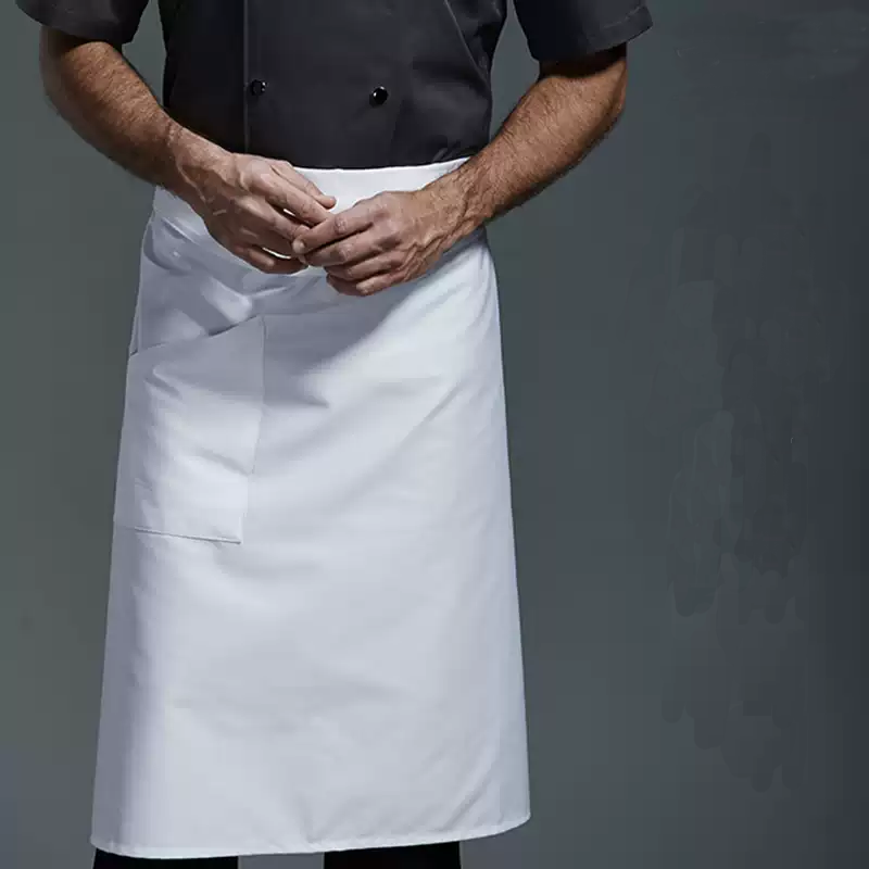 Restaurant Catering Kitchen Cooking Chef Half Waist Aprons For Men and Women