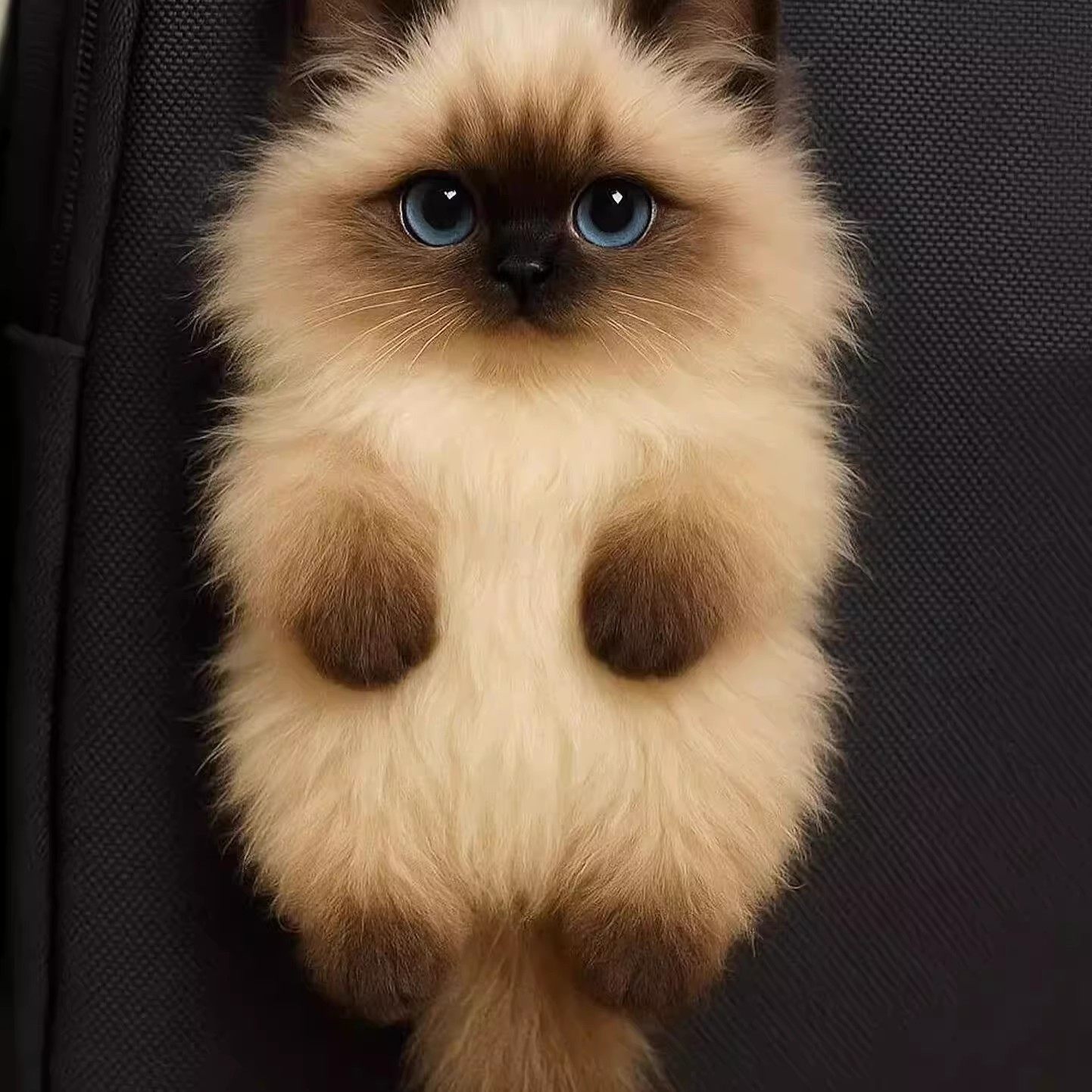 Cute Cat Backpack Bag Purse Charms