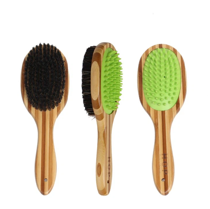 Short Hair Dog Brush Pet Brushing Grooming Comb