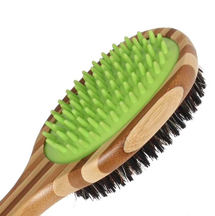 Short Hair Dog Brush Pet Brushing Grooming Comb
