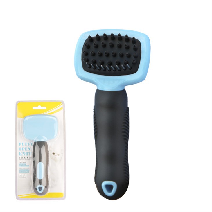 Blister Card Packaging Cat Massage Brush Dog Pet Bath Grooming Brush
