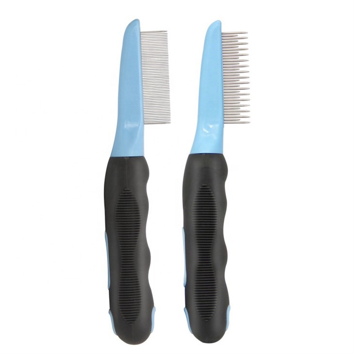 Blister Card Packaging Two Style Cat Needle Hair Comb Dog Pet Grooming Flea Comb