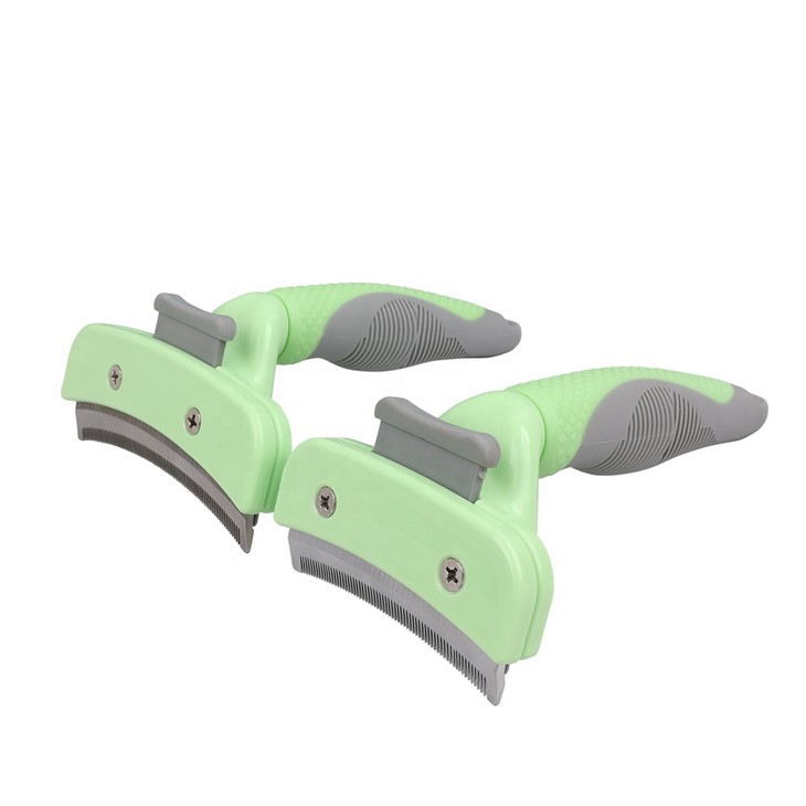 Self Cleaning Cat Fur Deshedding Brush Dog Pet Hair Grooming Brush