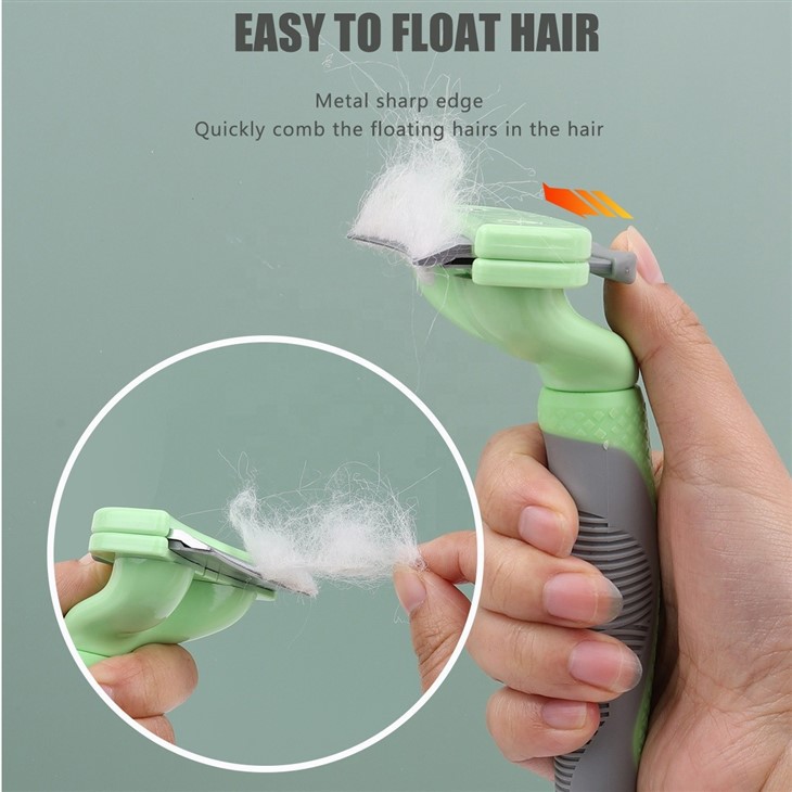 Self Cleaning Cat Fur Deshedding Brush Dog Pet Hair Grooming Brush
