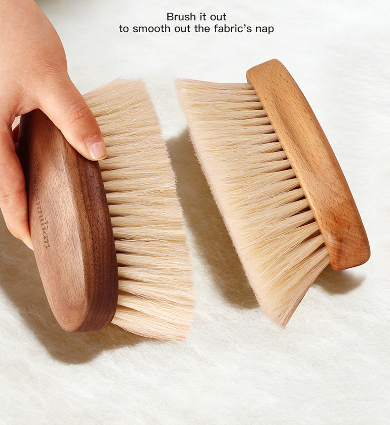  Maximilian Cashmere Velvet Raccoon Velvet Camel Velvet Fur Combing Cashmere Sweater Coat Clothes Care Special Pony Hair Cleaning Brush