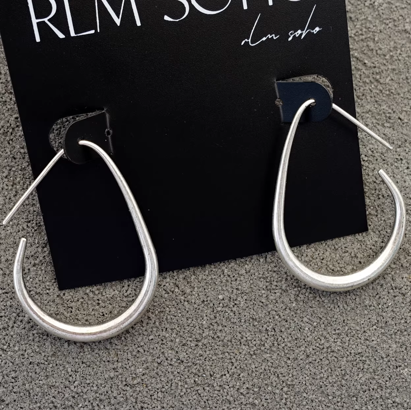 Geometrical Hoop Earrings