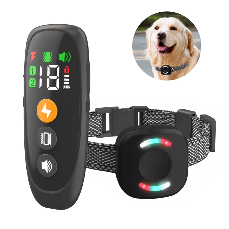 Dog Shock Collar with Remote, Long Range Dog Training Collar for Small Medium Large Dogs